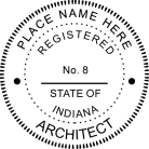 Indiana Architect Seal